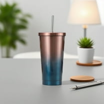 PONPRNGY Tumbler Double Wall Vacuum Insulated Travel Glitter Mug,Stainless Steel Tumblers with Lid and Straw, Powder Coated Coffee Cups for Woman