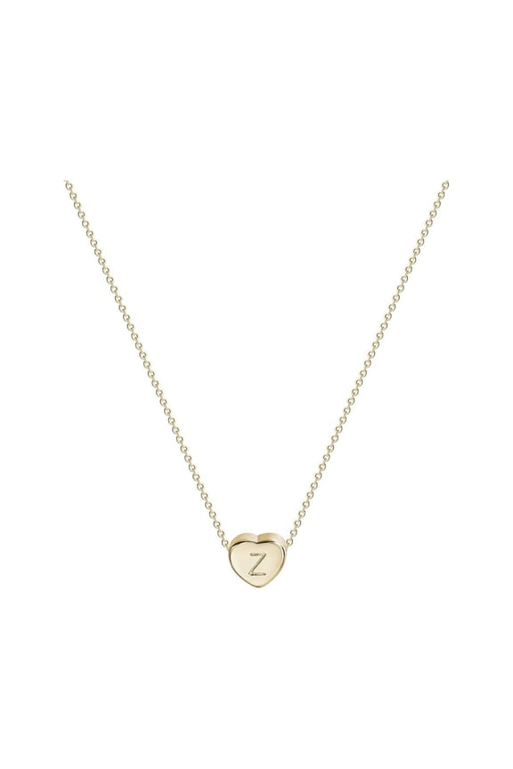 Unique Personalized Gifts for Her, Initial Necklaces for Women, Letter Engraved Disc/Heart Pendant Necklace, Minimalism Style Jewelry for Everyday Wear