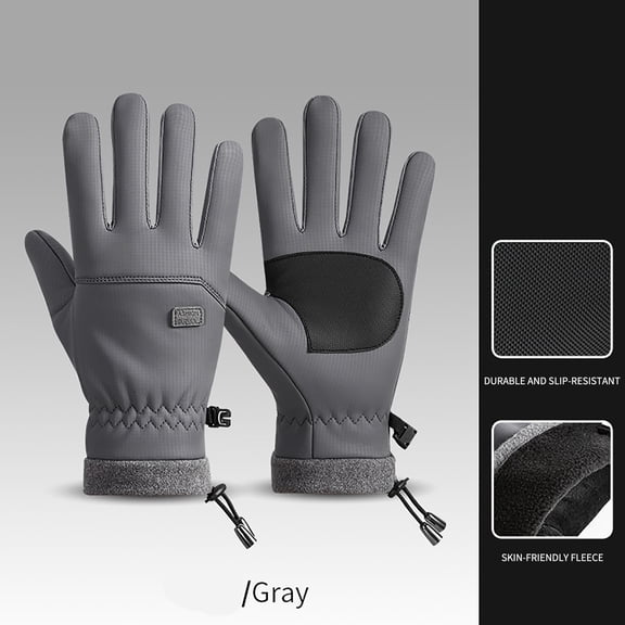 PONPRNGY Winter Cycling Gloves Cold Weather for Men Women Touchscreen Waterproof Windproof Hand Warm Thin Gloves for Running Driving Golf Winter Work Walking Ski Glove Liners