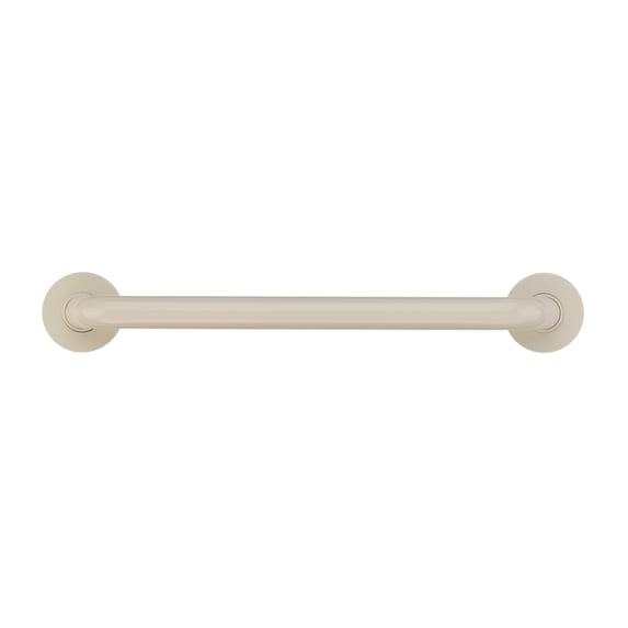 PONTE GIULIO Contractor Series Straight Vinyl Coated Grab Bar With Safety Grip and Cover Flange - 1 1/4" Diameter-Size:48"