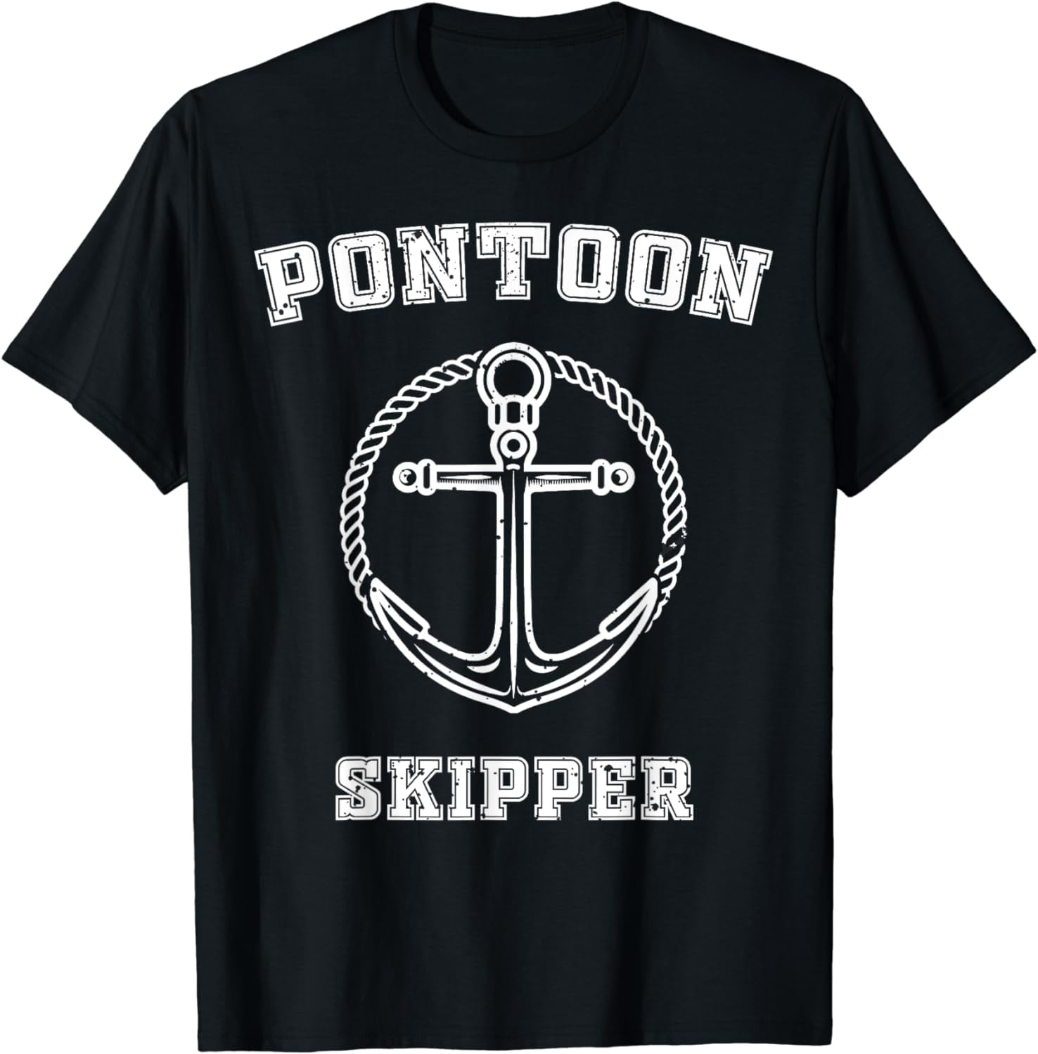 PONTOON SKIPPER Funny Boating tshirt for Water Sports TShirt