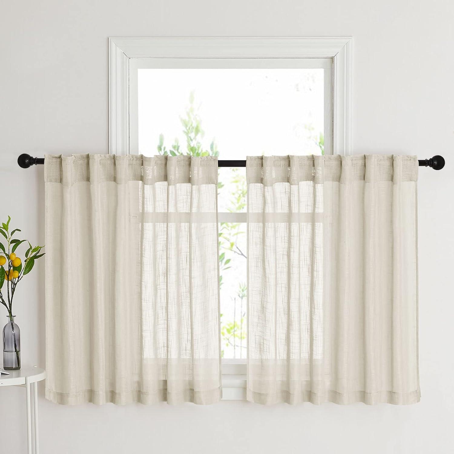 PONY DANCE RV Curtains for Camper Door Windows 36 inch Length Set of 2 ...