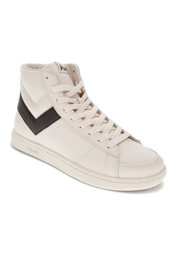 PONY Mens M-80 High Genuine Leather Premium Lace Up Athletic Sneaker Shoe