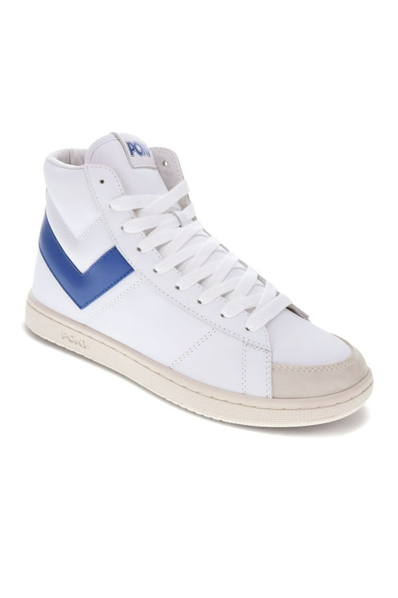 PONY Mens M-Pro High Genuine Leather and Suede Premium Lace Up Athletic Sneaker Shoe