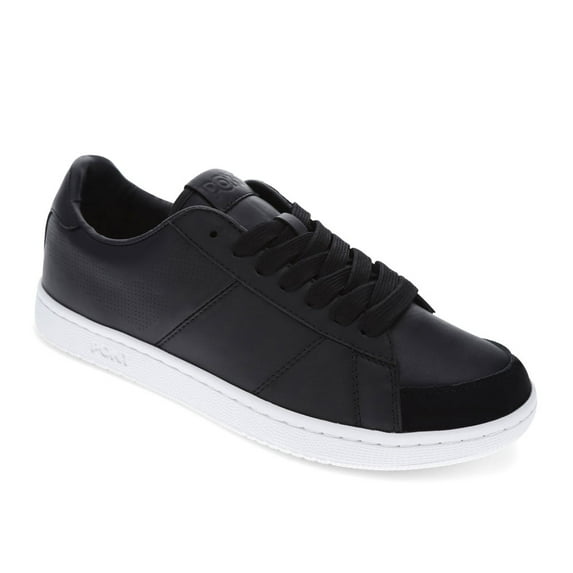 PONY Mens M-Pro Low Perf Genuine Leather and Suede Premium Lace Up Athletic Sneaker Shoe