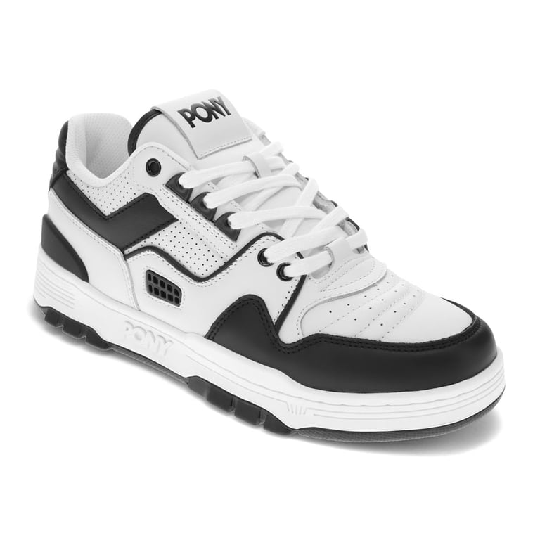 PONY Mens M100 Low Genuine Leather Premium Lace Up Athletic 