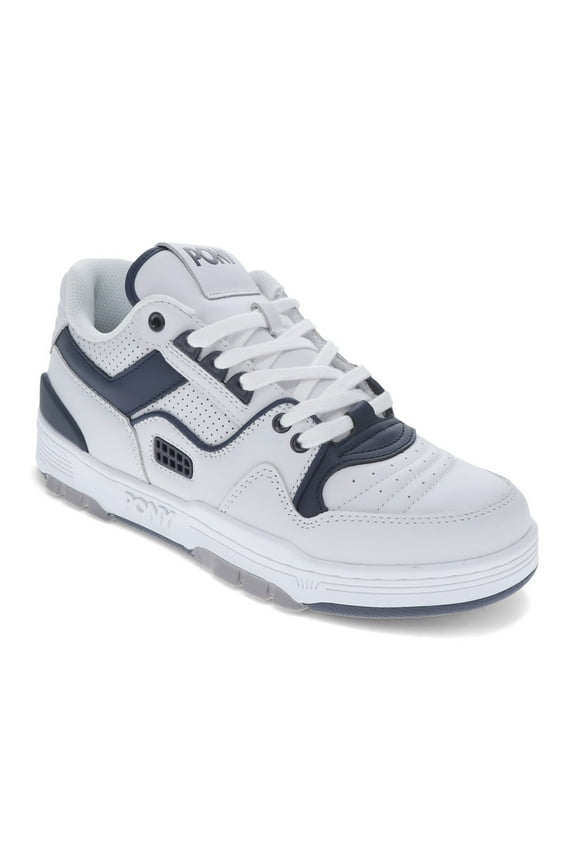 PONY Mens M100 Low Genuine Leather Premium Lace Up Athletic Sneaker Shoe