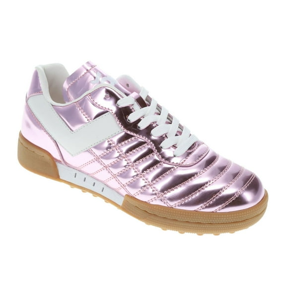 PONY Mens Madrid 82 Metallic Genuine Leather Premium Lace Up Athletic Sneaker Shoe