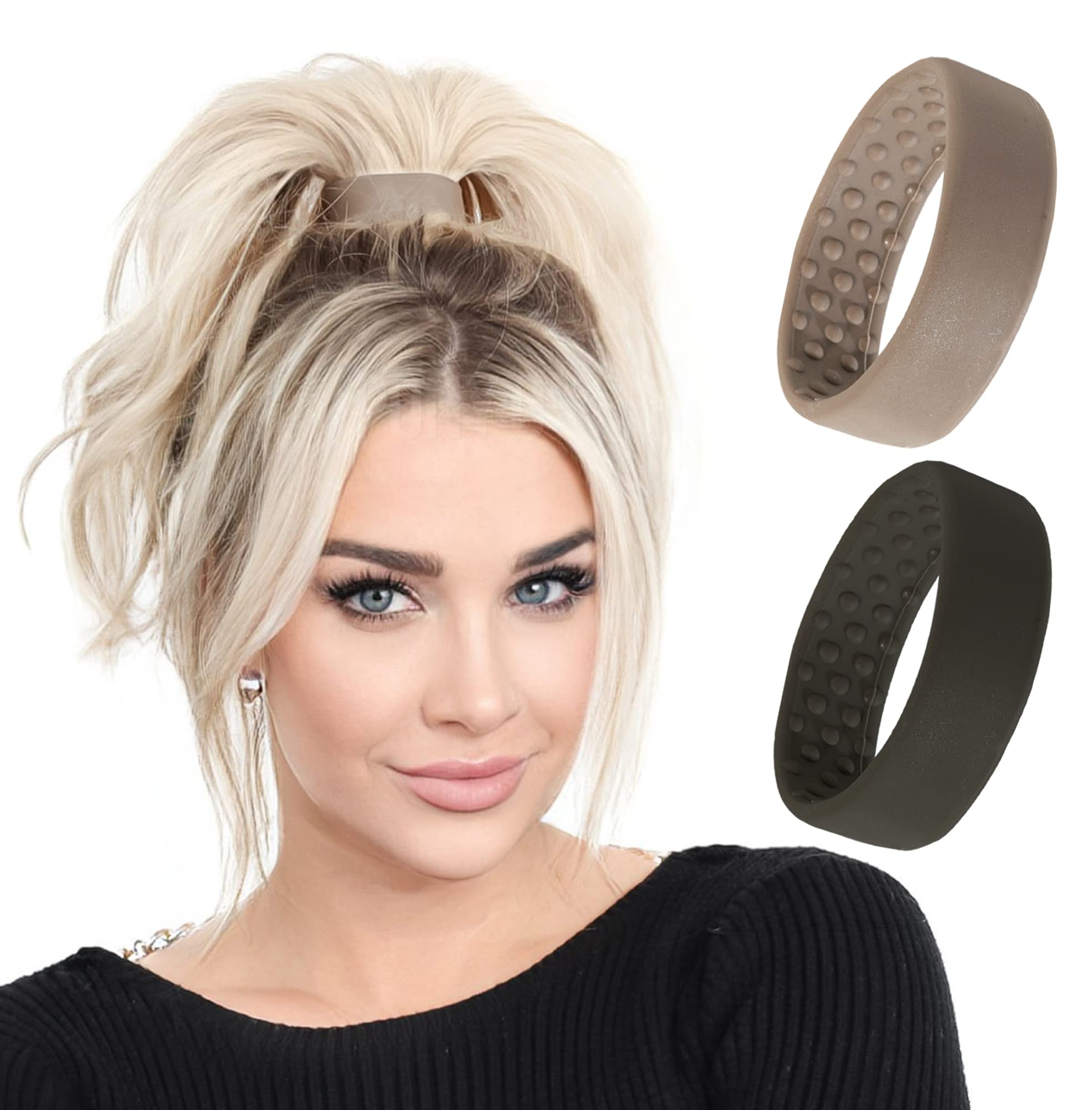 PONYO Revolutionary Hair Tie Alternative Ponytail Holders MEDIUM