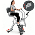 thumbnail image 1 of POOBOO Silent Magnetic Resistance Indoor Cycling Bike Exercise Bike with Arm Exerciser Stationary Bike for Home Gym Exercise, 1 of 11