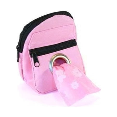 POOCH POUCH - Pink Backpack Dispenser Dog Waste Pick-Up Bags (20ea)