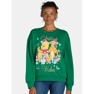Disney Winnie the Pooh Women's Holiday Light Up Sweatshirt