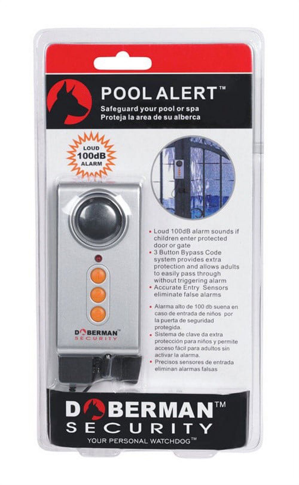 POOL ALERT ALARM by DOBERMAN SECURITY MfrPartNo SE0114