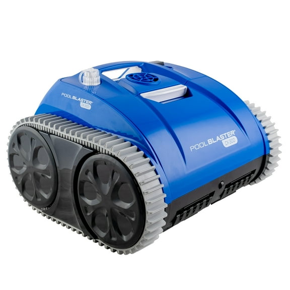 POOL BLASTER CX-300 Cordless Robotic Pool Vacuum Cleaner Pool Robot for Smaller Inground & Above Ground Pools, Wall Climbing
