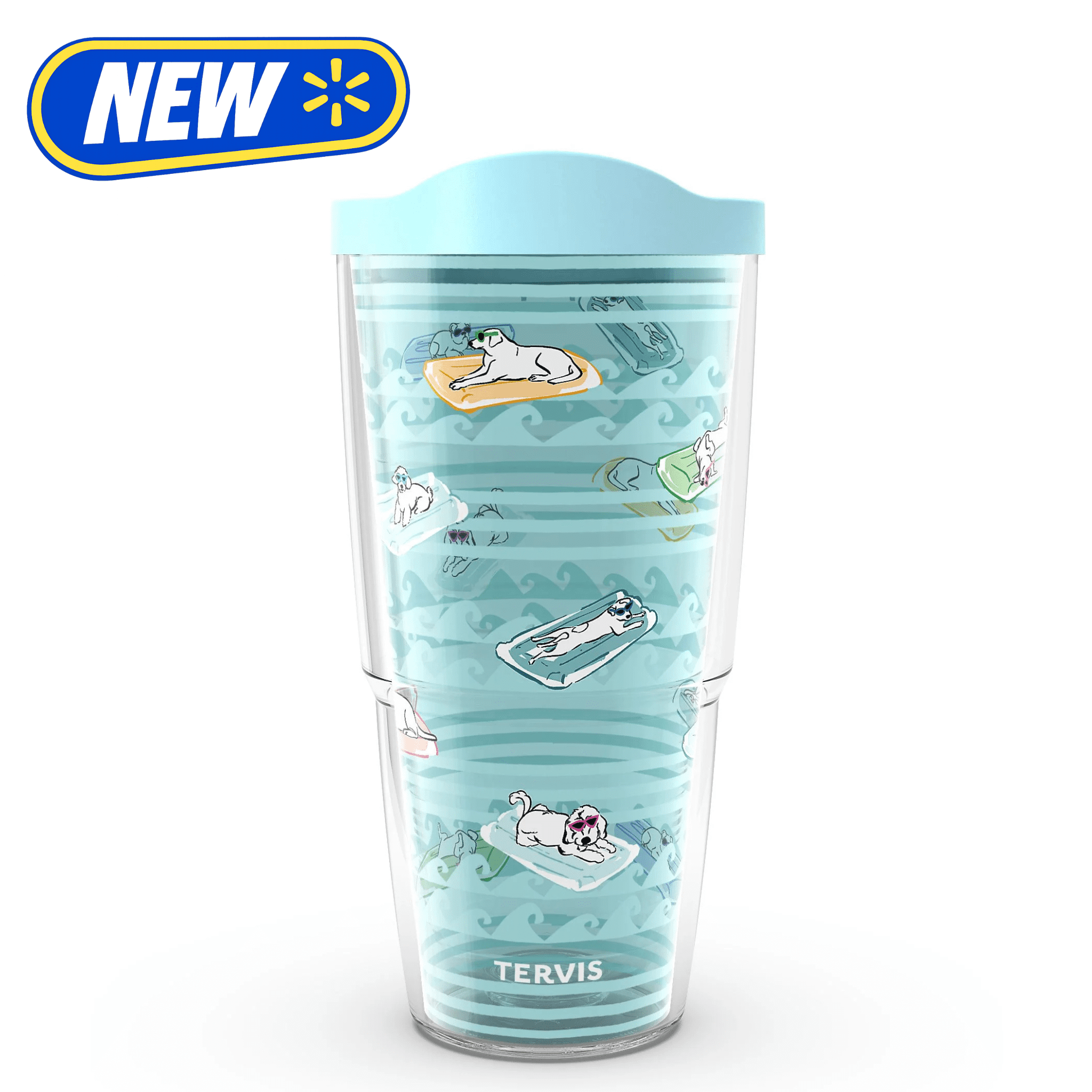 Tervis Classic Tritan Pool Day Doggos 24oz Classic Tumbler with Travel Lid