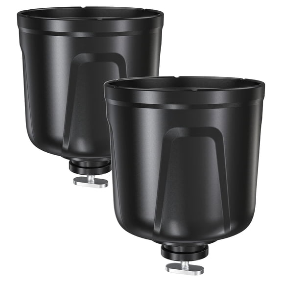 POOLHACKER 2 Pack Kayak Cup Holder, Multi-Functional Drink Holder for Track Mount, Fits 3.87" Cups, Fishing Kayak Accessories