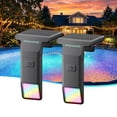 thumbnail image 1 of POOLHACKER 2 Pack Solar Pool Lights, 10-Color 4-Mode Submersible LED Lights with Timer & Remote for Inground & Above Ground Pool, 1 of 8