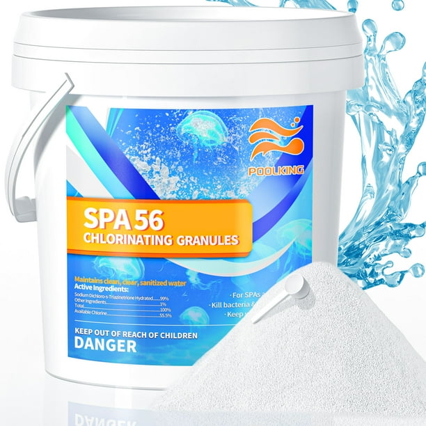 POOLKING Chlorinating Granules, 3.5LB Spa Chlorine Granules for Hot Tub