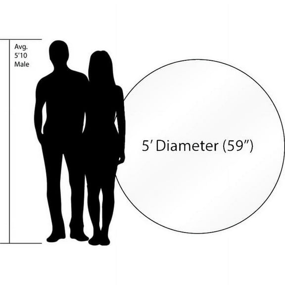 POOLSAIC 3 x 5 ft. Puerto Rico Flag Poolsaic Mat