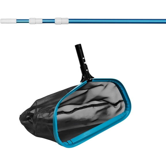 POOLWHALE Pool Skimmer Net with 12ft Pool Pole