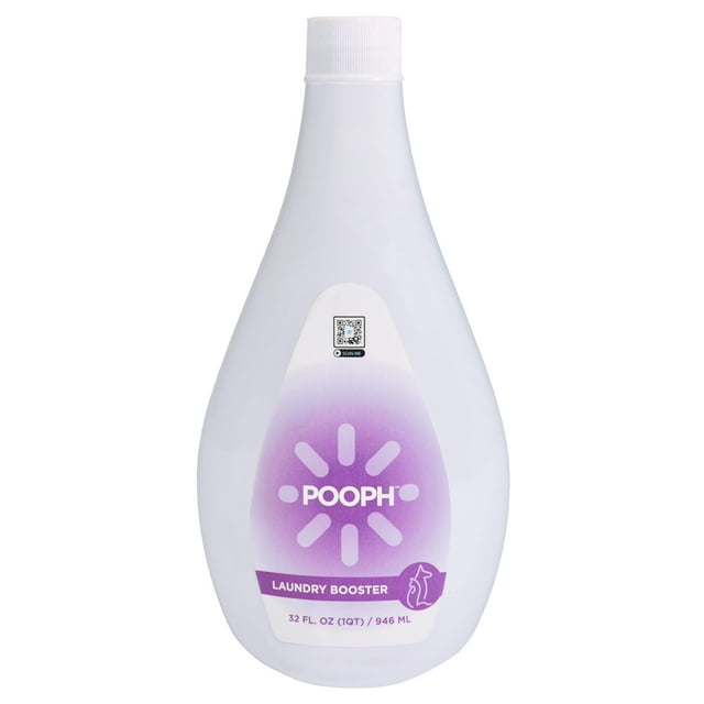 POOPH Pet Laundry Booster Additive, 32 FL Oz Bottle (16 Loads