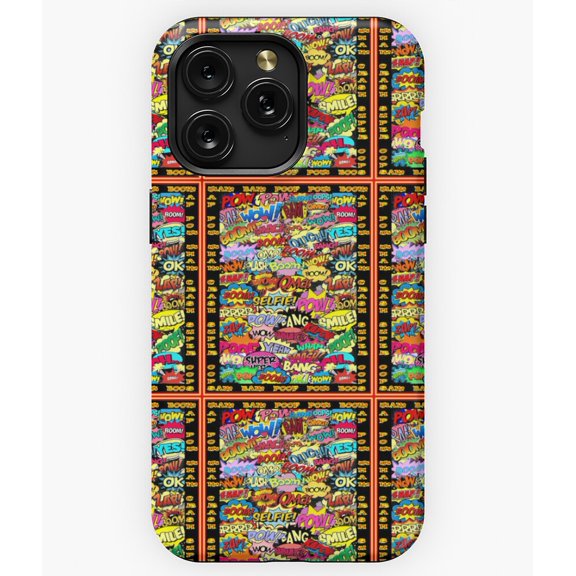 POP ART Abstract Collage Art M1041 Phone Case for iPhone 17 16 15 14 13 12 11 Pro Max