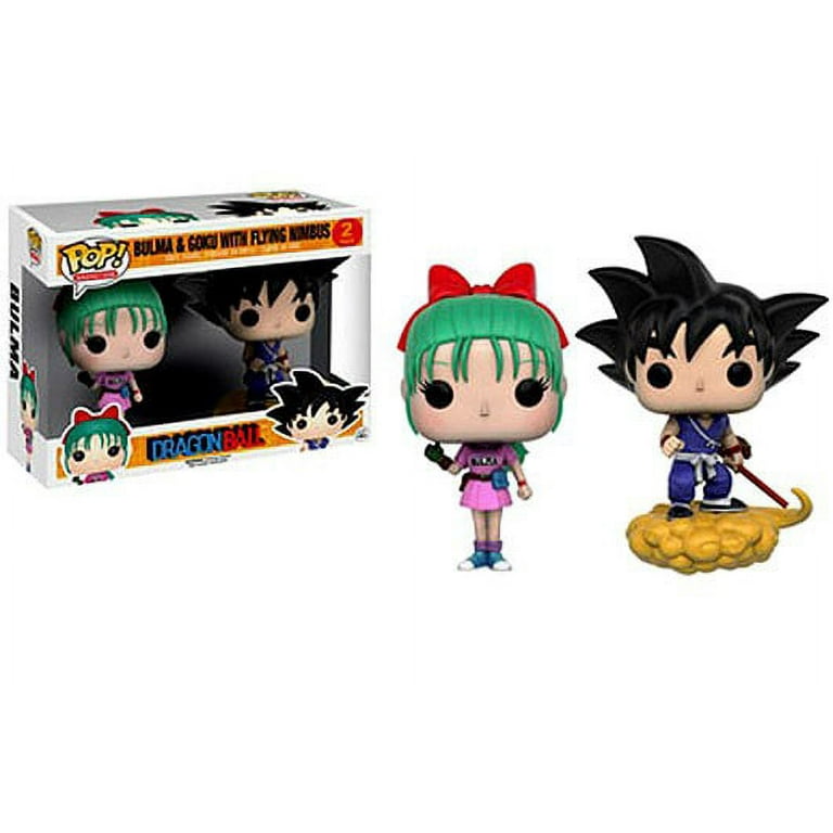 POP! Animation: Dragon Ball, Bulma & Goku w/ Flying Nimbus (2-Pack
