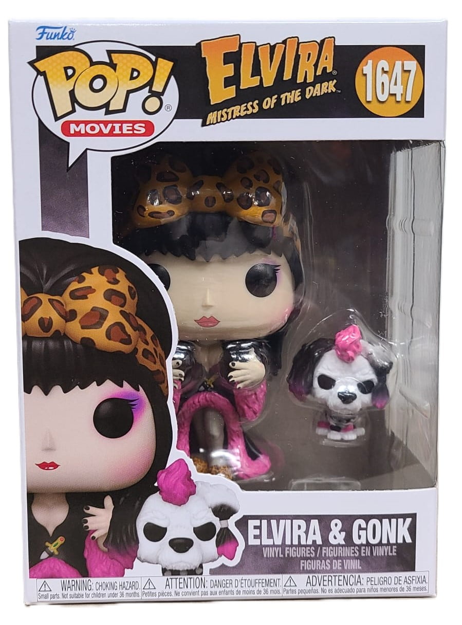 Funko Pop! Movies Elvira Mistress of the Dark and Gonk Vinyl Figures