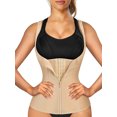 thumbnail image 1 of POP CLOSETS Corsets for Women Waist Trainer Zipper Vest Sports Girdle Tummy Control Body Shaper Workout Tank Top with Straps, 1 of 7
