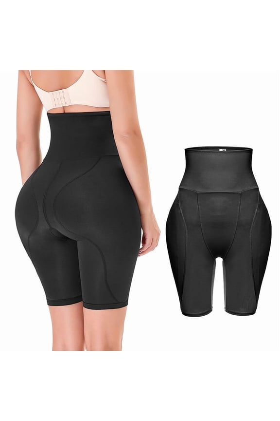 Hip Pads Shapewear Butt Lifting Panties Faja Body Shaper Bbl Shorts Tummy Control Padded Underwear For Women Black Womenswear