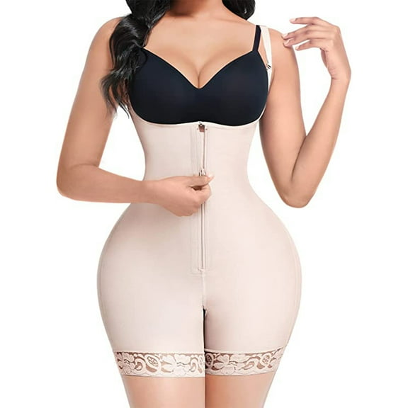 POP CLOSETS Postpartum Shapewear for Women Fajas Colombianas Reductoras Slimming Seamless Full Body Shaper Tummy Firm Control Butt Lifter Bodysuit
