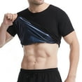 thumbnail image 1 of POP CLOSETS Sauna Sweat Suit Men Weight Loss Shapewear Heat Trapping Sweat T-Shirt Compression Vest, 1 of 7