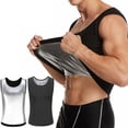 thumbnail image 1 of POP CLOSETS Sauna Sweat Suit Men Weight Loss Shapewear Heat Trapping Sweat T-Shirt Compression Vest, 1 of 7