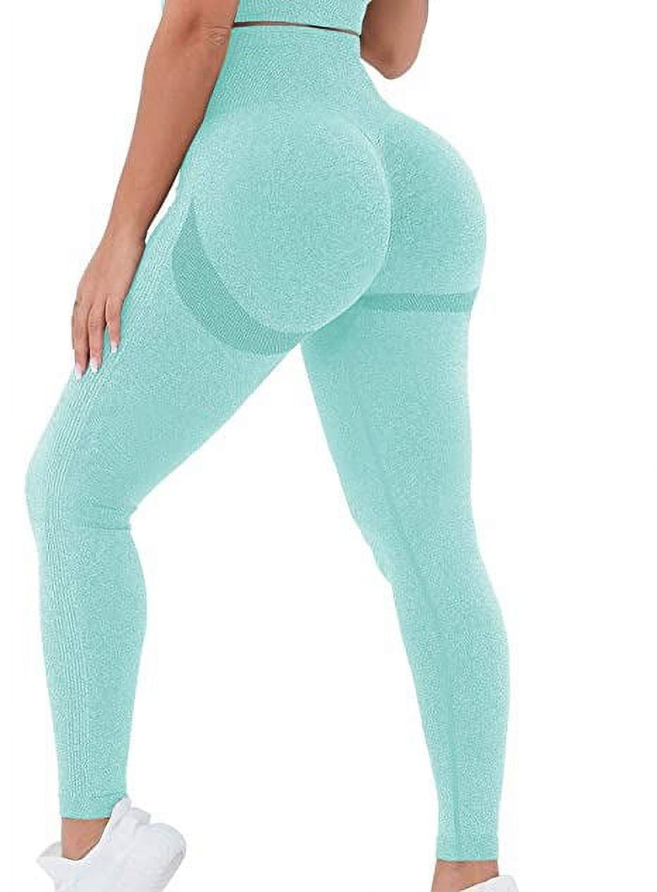 Ribbed Seamless Leggings Yoga High Waist Drawstring Fitness Gym Legging  Workout Leggins Push Up Femme Scrunch Butt Sport Pants