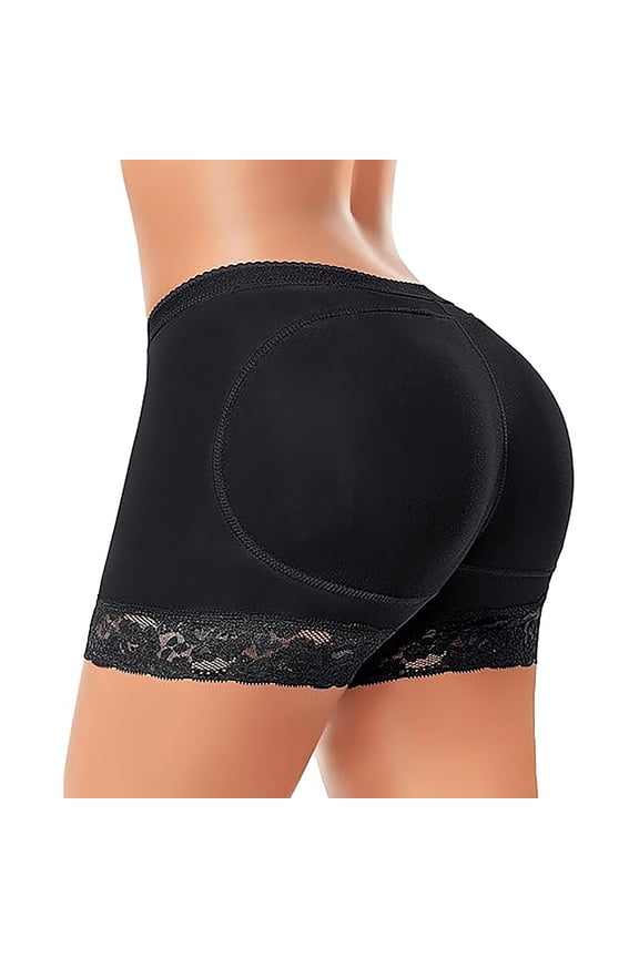 Womens Padded Underwear Butt Lifter Panties Seamless Shapewear Tummy Control Hip Pads Enhancer Shorts