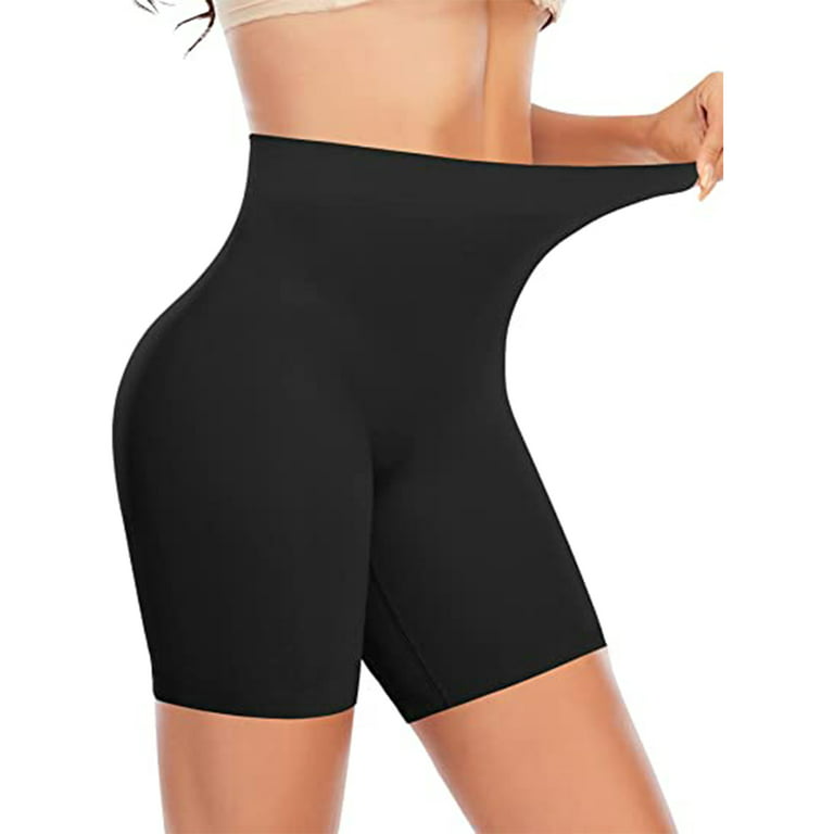 POP CLOSETS Womens Seamless High Waisted Tummy Control Shaper Shorts for  Under Dresses Anti Chafing Underwear Smooth Under Skirt Shorts 