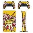 thumbnail image 1 of POP Comic Book Pop Art Cool Retro Trendy PS5/PS5 Pro/PS5 Slim Digital Disc Skin Sticker For Console And Controller Skins, 1 of 7