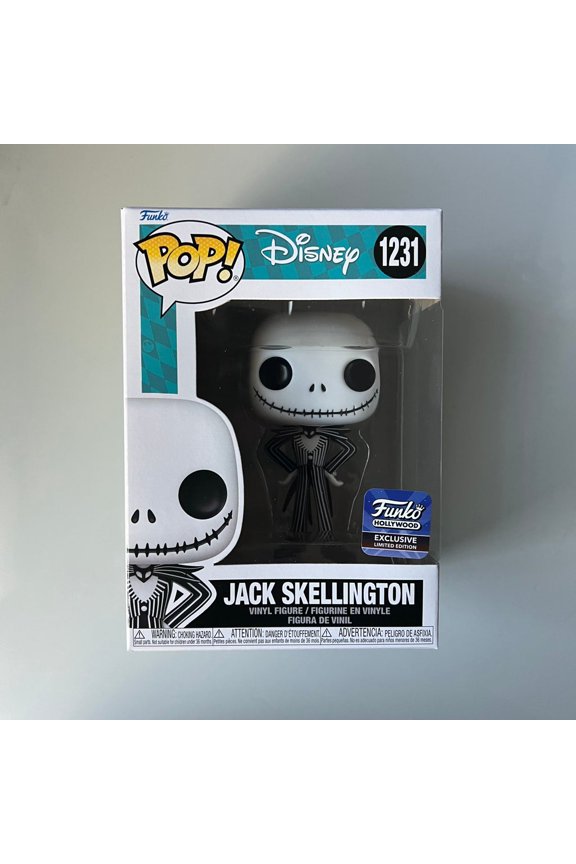 POP! Disney: 1231 Jack Skellington Funko Pop, The Nightmare Before Christmas