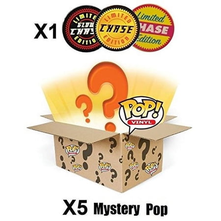 Funko POP! Mystery 6 Pack w/ 1 Random Limited Edition CHASE - Stylized Vinyl Figure Set NEW