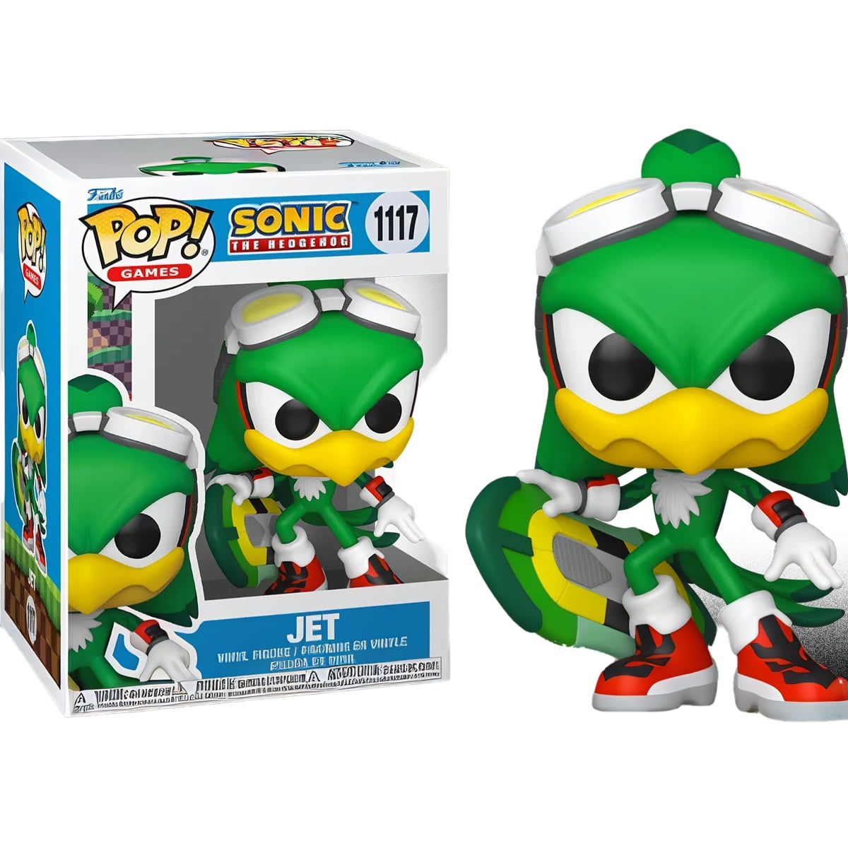 POP Games: Sonic- Jet the Hawk w/Board