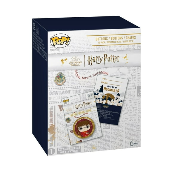 POP! Harry Potter: Button Valentines Cards 10 Pieces (Walmart Exclusive)