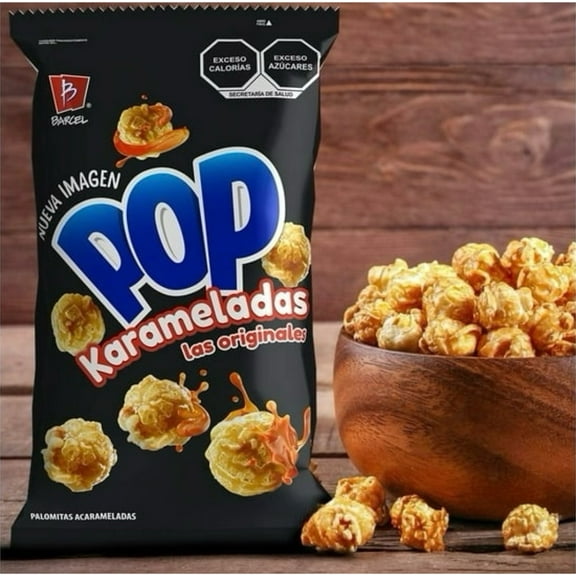 POP Karameladas 45g Box W/5 Bags Snack Mexican Popcorn