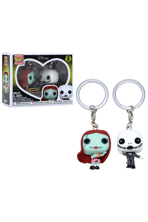 POP! Keychains: Disney (TNBC), Sally + Jack (2-Pack) Exclusive