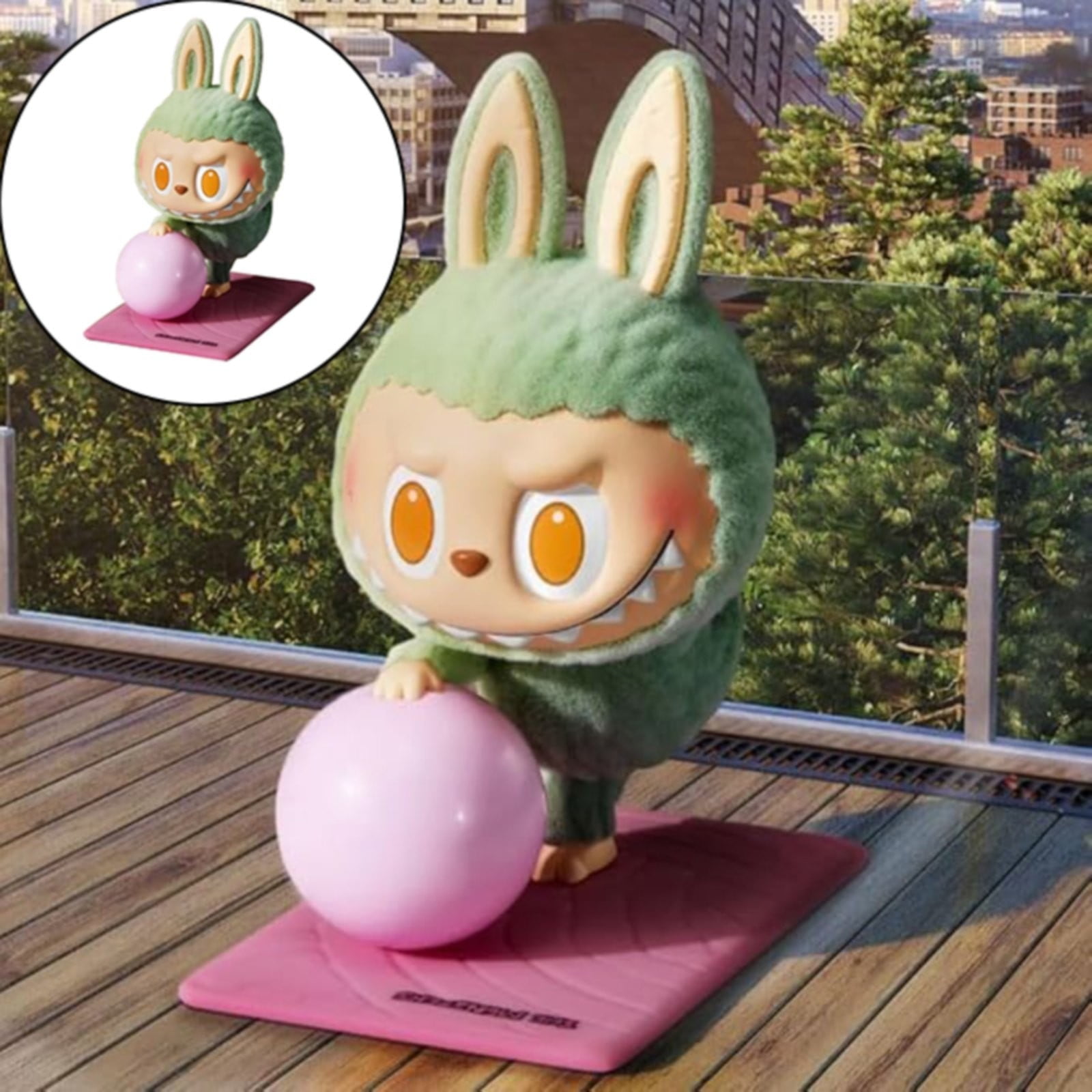 POP MART LABUBU Plush Series Lazy Yoga Figures â Random Design
