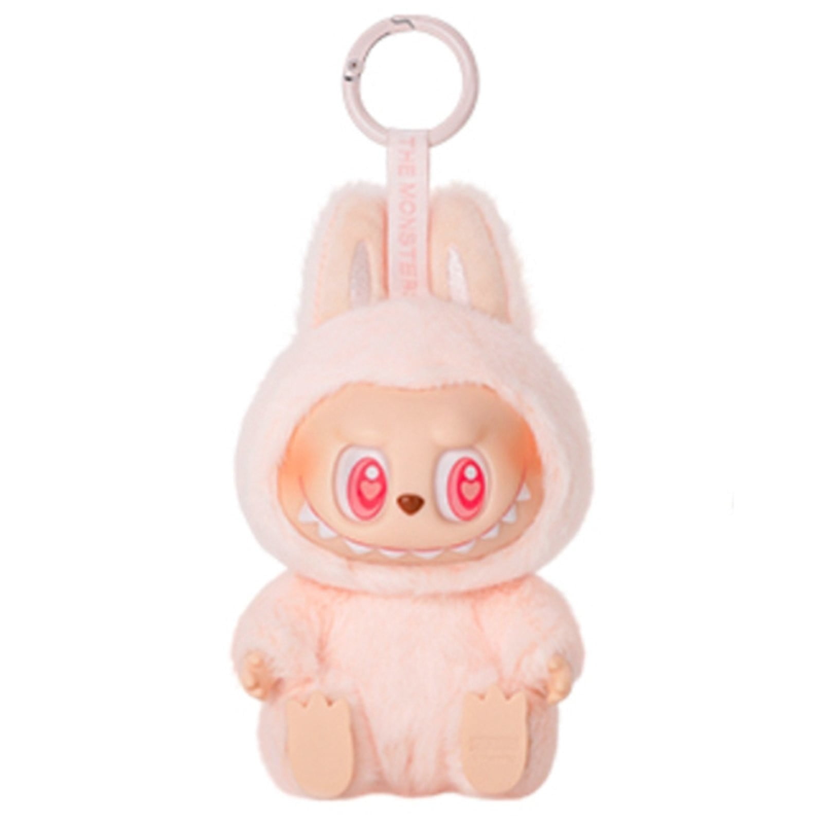 Labubu Keychain Kit POP MART Labubu Macaron Plush Keychain - Limited Edition Monster ...