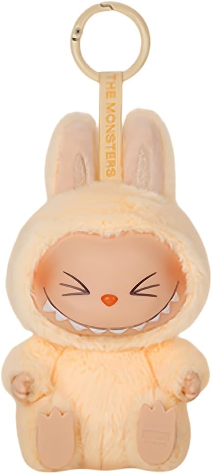 Porte-clés En Peluche Labubu Style Chaton - Mignon, Doux Et Parfait Pour Décorer Tes Clés Ou Ton Sac à Dos !