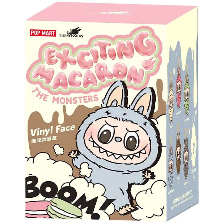 THE MONSTERS Exciting Macaron ラブブ POP MART The Monsters - Tasty Macarons Vinyl Face Blind Box