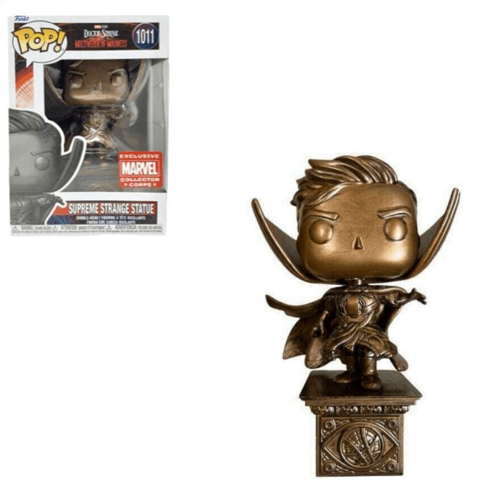 アメコミ Funko POP Marvel Supreme Strange Statue Funko POP! Marvel Doctor Strange: Supreme Strange #1011 Bronze