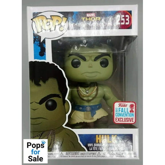 253 Hulk (Casual) - Marvel Thor Ragnorok - 2017 Con Funko POP