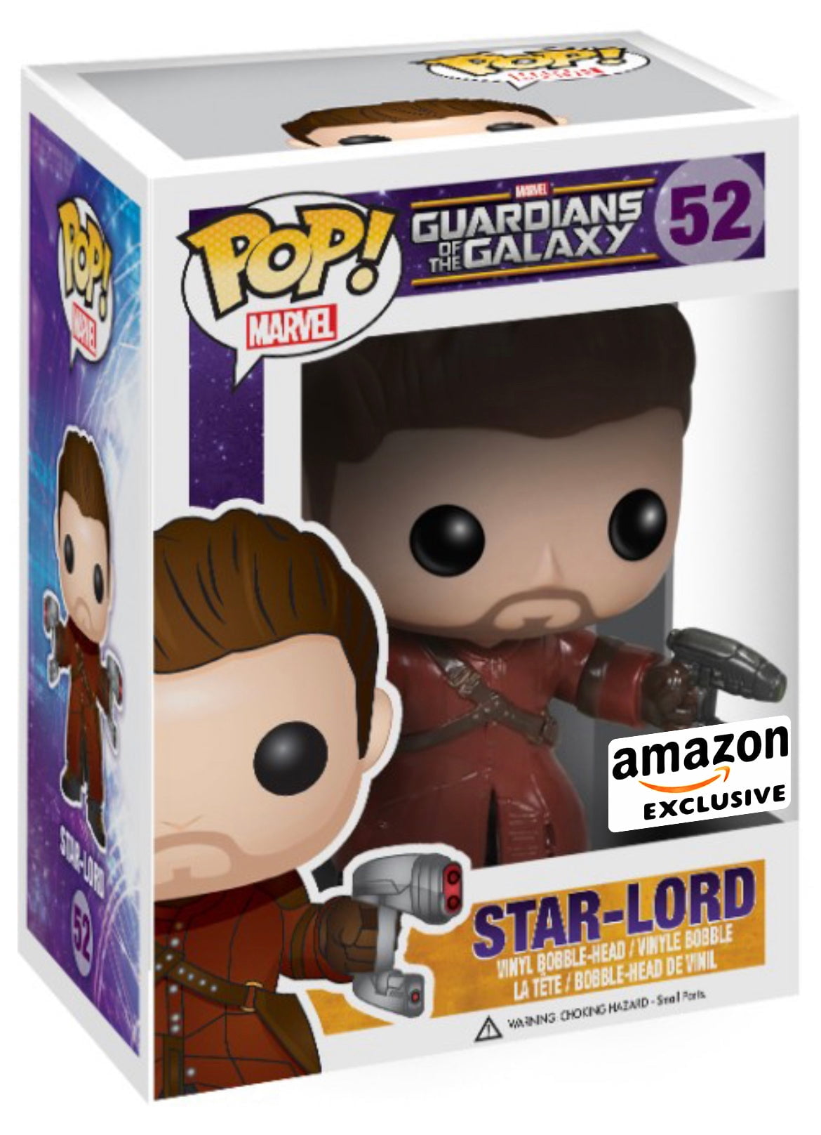 Funko Marvel Guardians of the Galaxy POP Marvel Star-Lord Exclusive Vinyl  Bobble Head 395 Classic Comic Version - ToyWiz